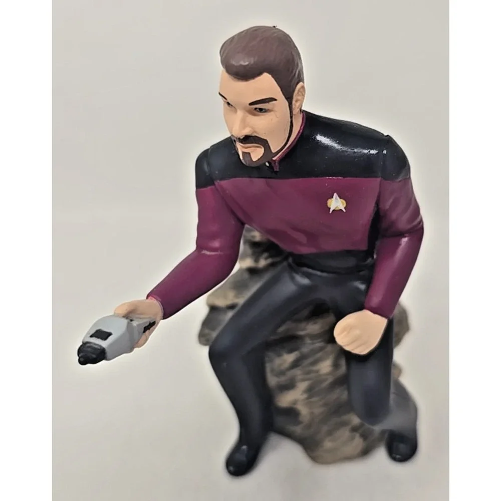 1996 Hallmark Keepsake Ornament Star Trek Next Generation TNG William T Riker U3